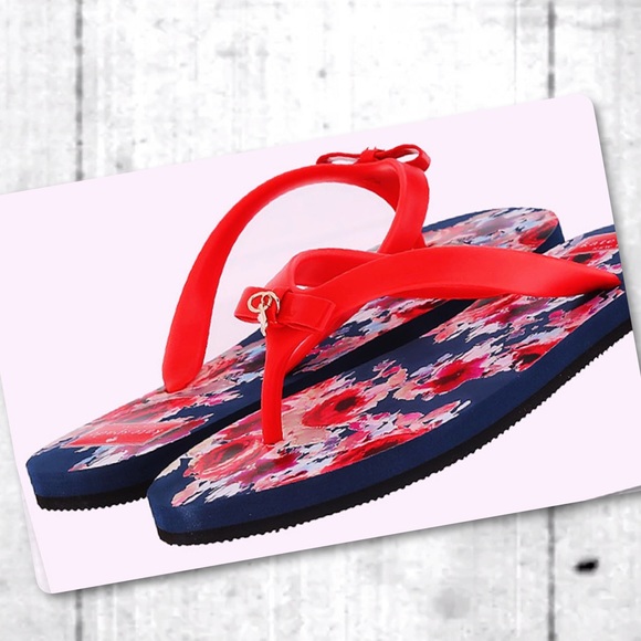 KATE SPADE FiFi FLIP FLOPS SANDALS IN RED 8 - Picture 5 of 16